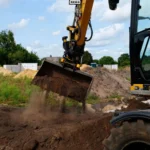 Zand opgraven
